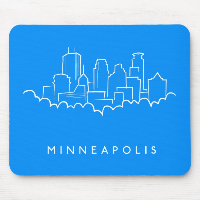Skyline Minneapolis, Minnesota Mousepad (Vorne)