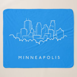 Skyline Minneapolis, Minnesota Sherpadecke