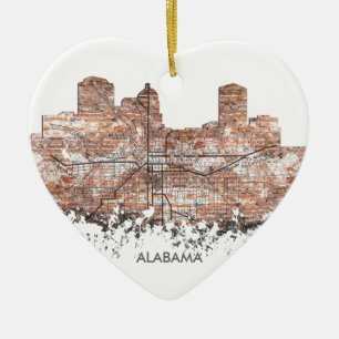 SKYLINE MONTGOMERYS, ALABAMA - Verzierung Keramikornament