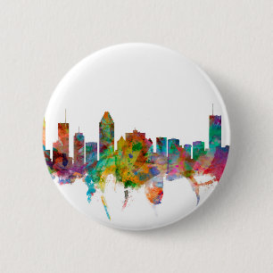 Skyline Montreals Kanada Button
