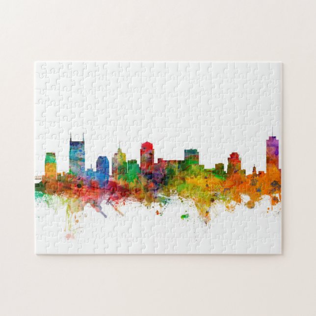 Skyline Nashvilles Tennessee Puzzle (Horizontal)