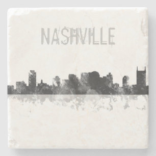 SKYLINE NASHVILLES, TENNESSEE STEINUNTERSETZER