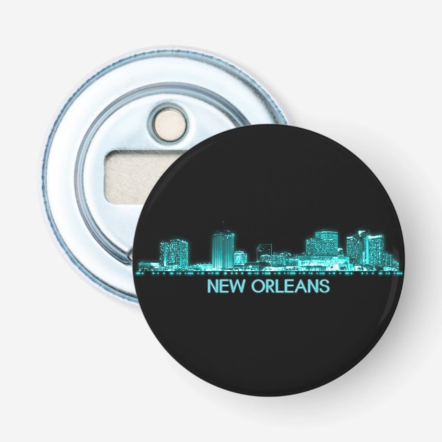 Skyline New Orleans Flaschenöffner (Vorderseite)