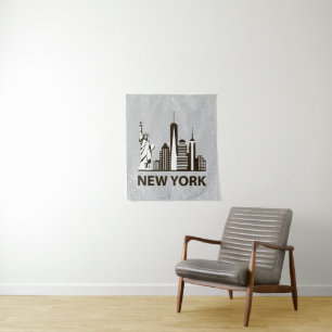 Skyline New York City NYC Wandteppich