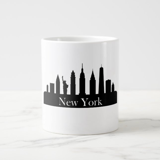 Skyline New York Jumbo-Tasse (Vorderseite)