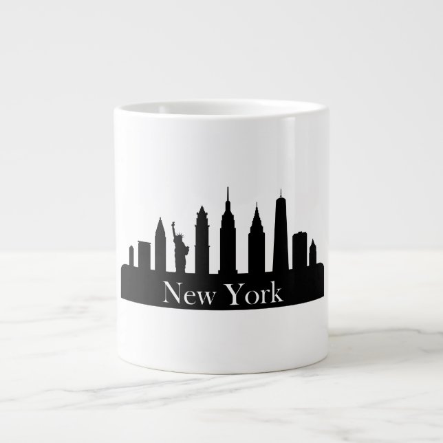 Skyline New York Jumbo-Tasse (Vorderseite)