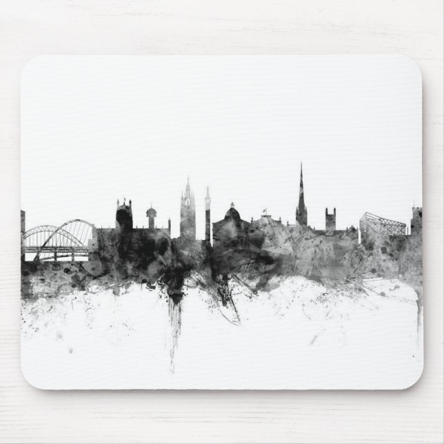 Skyline Newcastles England Mousepad (Vorne)