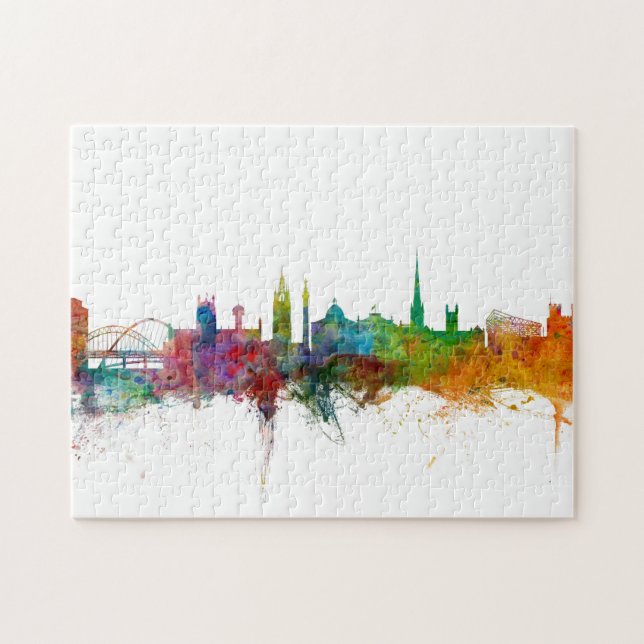 Skyline Newcastles England Puzzle (Horizontal)