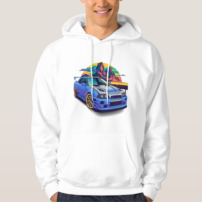 Skyline Nissan r34 | Hoodie & Sweatshirt (Vorderseite)