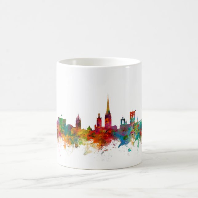 Skyline Norwichs England Kaffeetasse (Mittel)