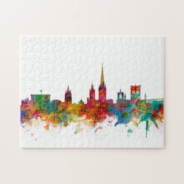 Skyline Norwichs England Puzzle (Horizontal)