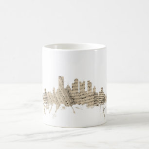 Skyline-Noten Citysc Pittsburghs Pennsylvania Tasse