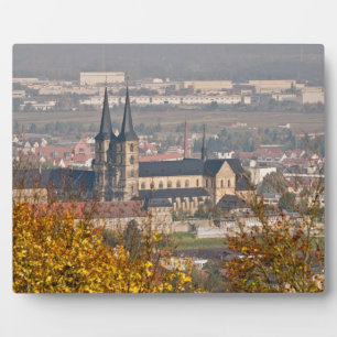 Skyline of Bamberg, Germany Fotoplatte