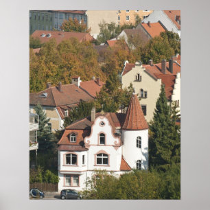 Skyline of Bamberg, Germany Poster