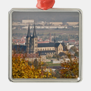 Skyline of Bamberg, Germany Silbernes Ornament