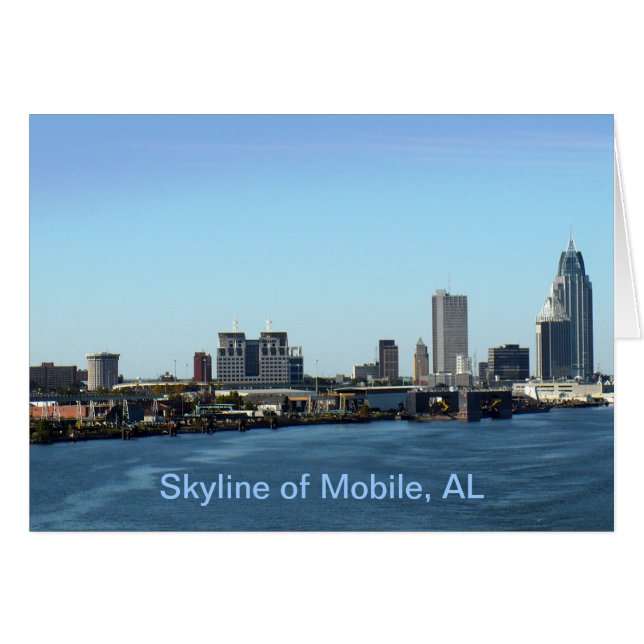Skyline of Mobile, AL (Vorderseite (Horizontal))