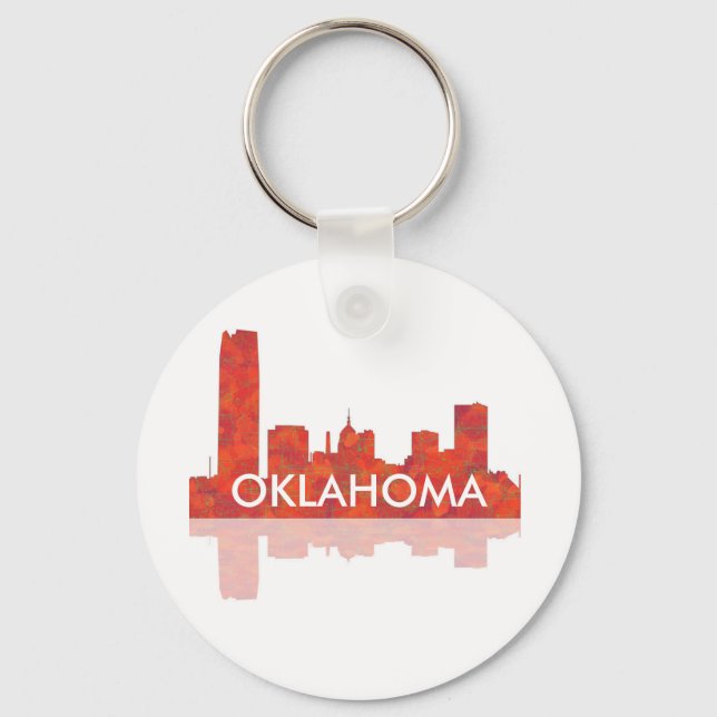 SKYLINE OKLAHOMA CITY - Schlüsselanhänger (Vorderseite)