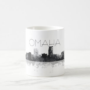 SKYLINE OMAHAS NEBRASKA KAFFEETASSE