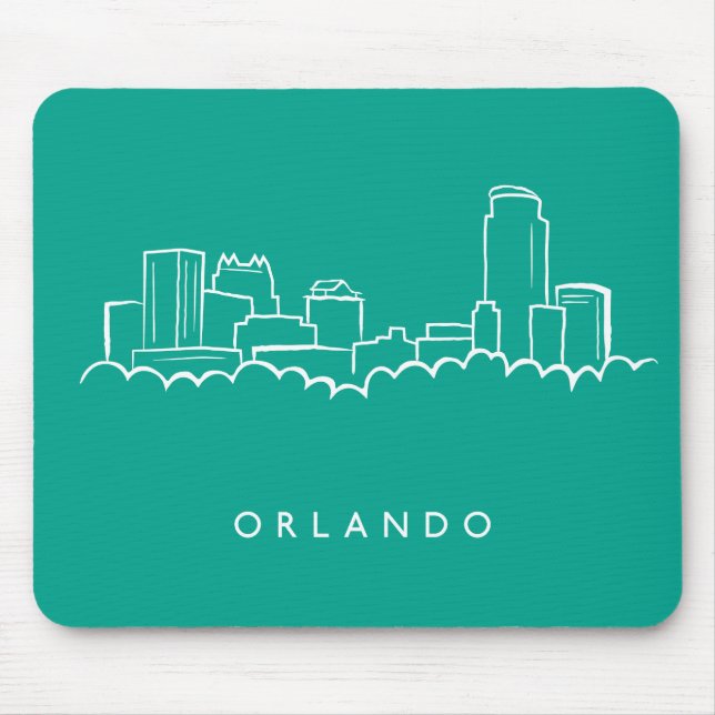 Skyline Orlandos Florida Mousepad (Vorne)
