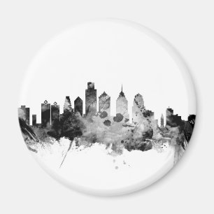 Skyline Philadelphias Pennsylvania Magnet