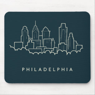 Skyline Philadelphias Pennsylvania Mousepad