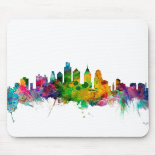 Skyline Philadelphias Pennsylvania Mousepad