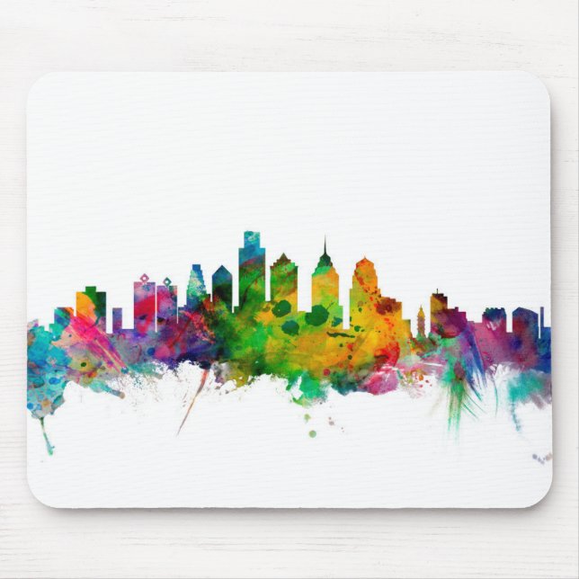 Skyline Philadelphias Pennsylvania Mousepad (Vorne)