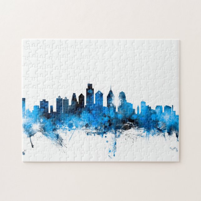 Skyline Philadelphias Pennsylvania Puzzle (Horizontal)