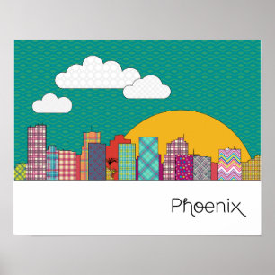 Skyline Phoenix, Arizona Poster