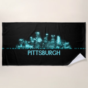 Skyline Pittsburgh Strandtuch