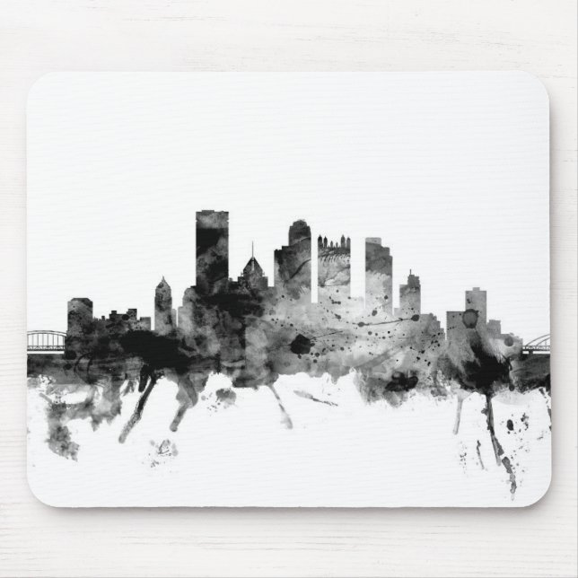 Skyline Pittsburghs Pennsylvania Mousepad (Vorne)
