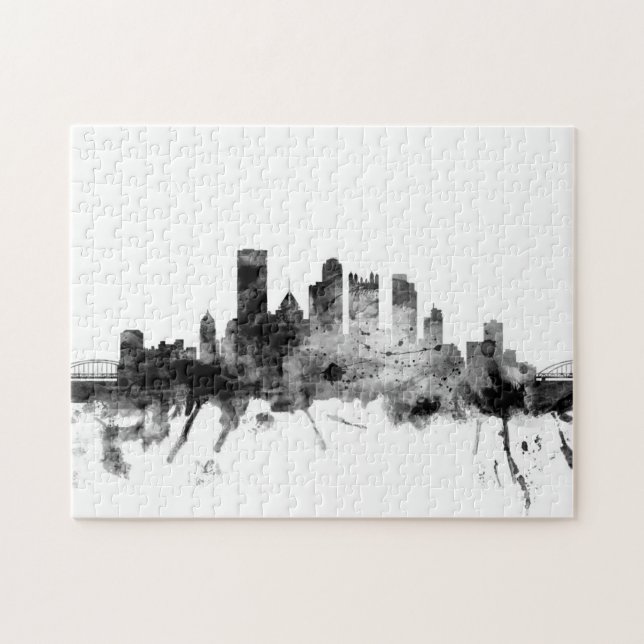 Skyline Pittsburghs Pennsylvania Puzzle (Horizontal)
