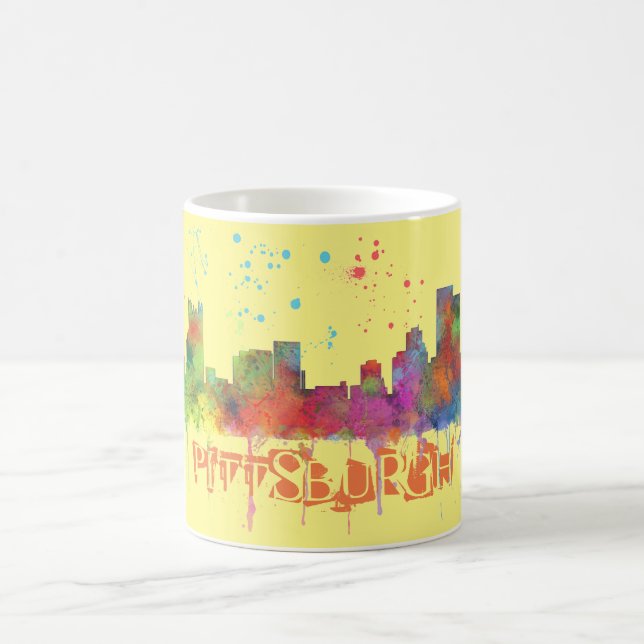 SKYLINE PITTSBURGHS PENNSYLVANIA TASSE (Mittel)