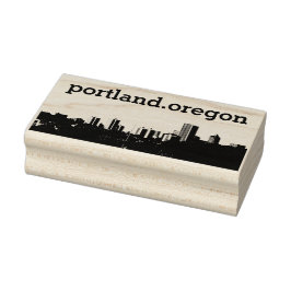 skyline.portland.oregon gummistempel