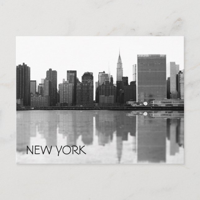 Skyline-Postkarte von New York Postkarte
