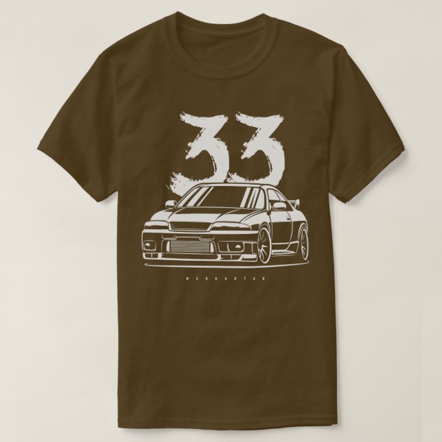Skyline R33 GTR 1 T-Shirt (Design vorne)