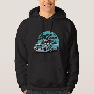 Skyline R34-Elegance: Die unendliche Vision lieben Hoodie