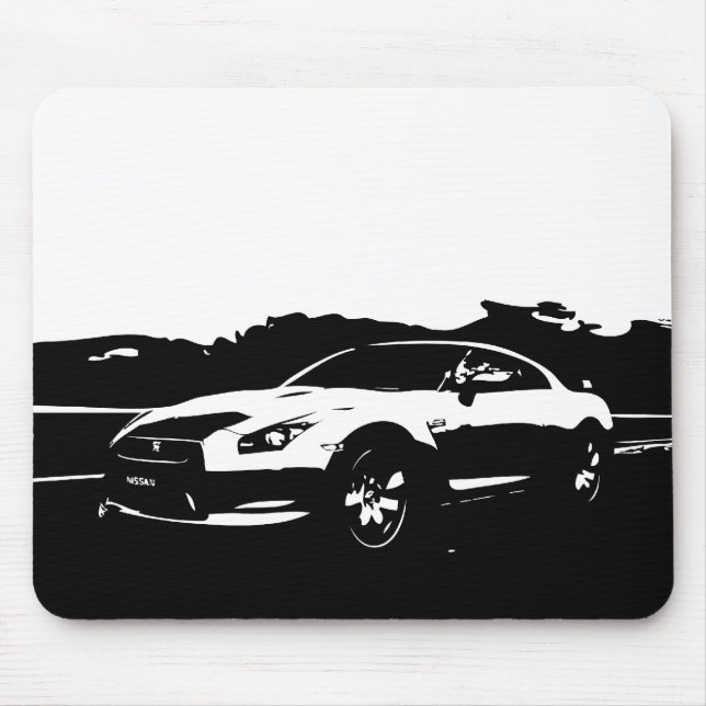 Skyline-Rollen-Schuss Mousepad (Vorne)