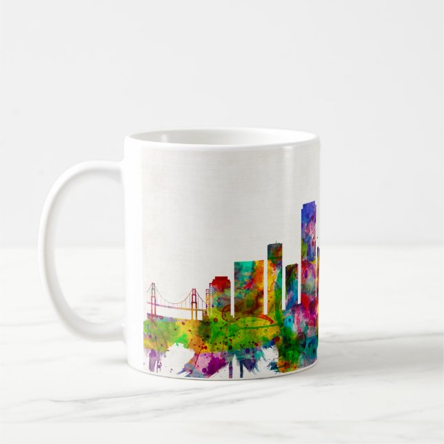 Skyline San Francisco Kaffeetasse (Links)