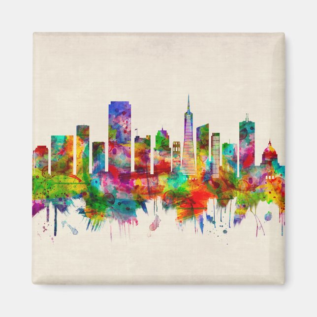Skyline San Francisco Magnet (Vorne)