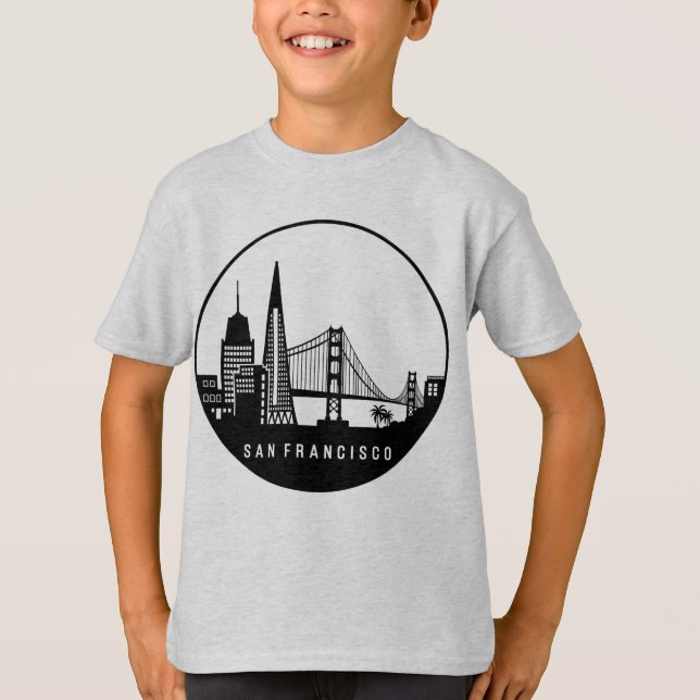 Skyline San Francisco T-Shirt (Vorderseite)