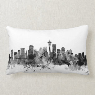 Skyline Seattles Washington Lendenkissen