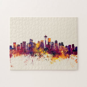 Skyline Seattles Washington Puzzle