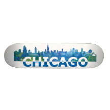 Skyline-Skateboard Chicagos USA