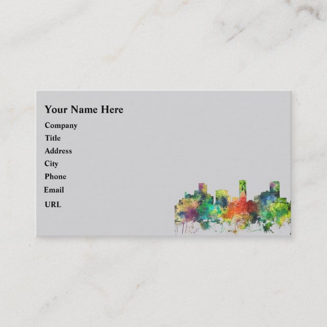 SKYLINE-SP DENVERS, COLORADO VISITENKARTE (Vorderseite)