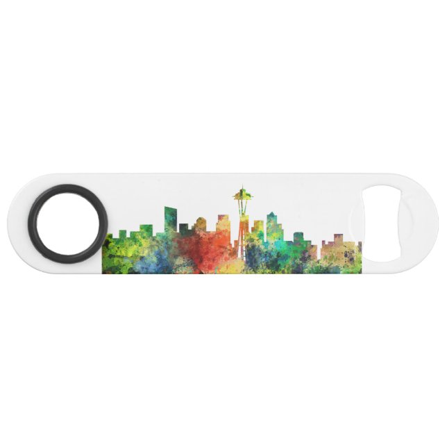 SKYLINE-SP SEATTLES WASHINGTON - SPEEDFLASCHENÖFFNER (Rückseite Horizontal)