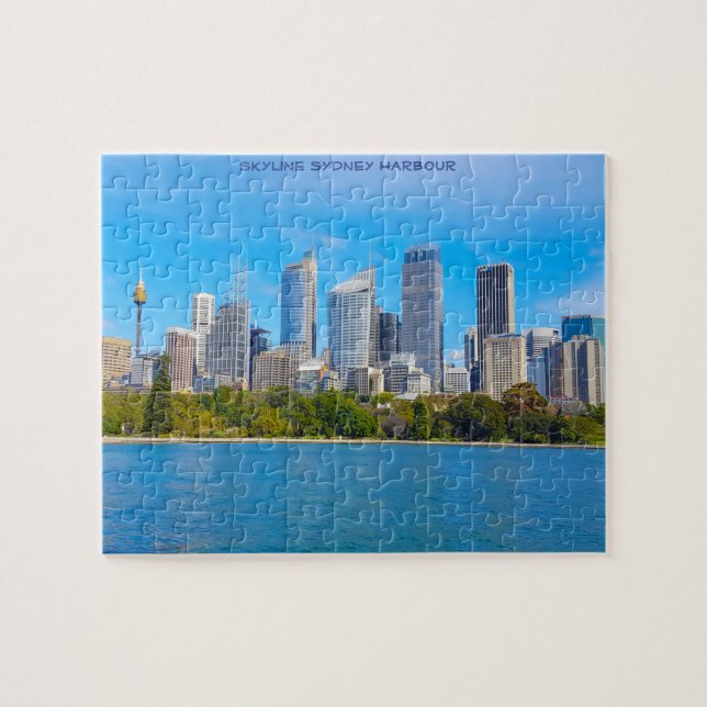 Skyline Sydney Harbour Australien Puzzle (Horizontal)