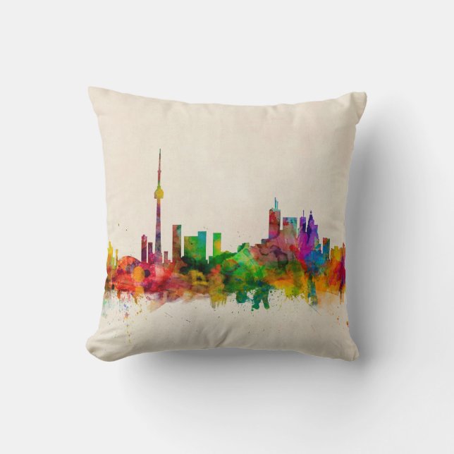 Skyline Torontos Kanada Kissen (Vorderseite)