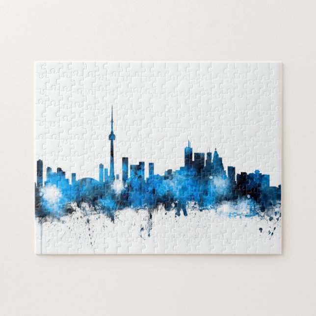 Skyline Torontos Kanada Puzzle (Horizontal)