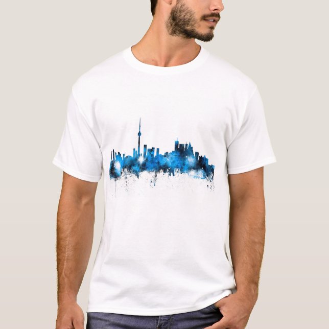 Skyline Torontos Kanada T-Shirt (Vorderseite)